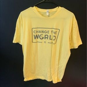Change the world shirt